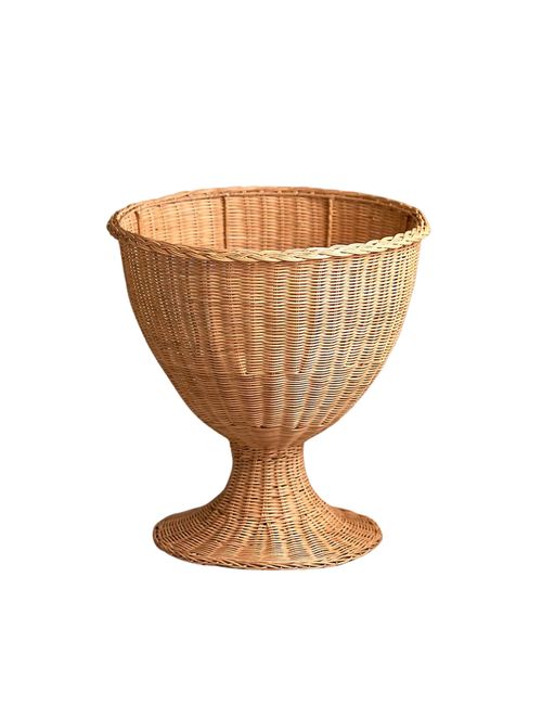 Rattan Urn