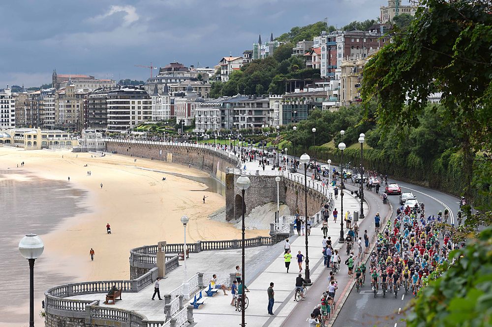 The San Sebastian coastline