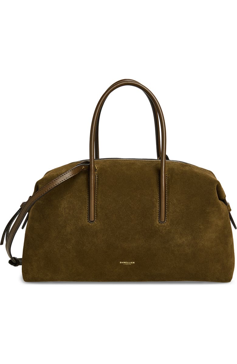 The Midi Stockholm Suede Top Handle Bag