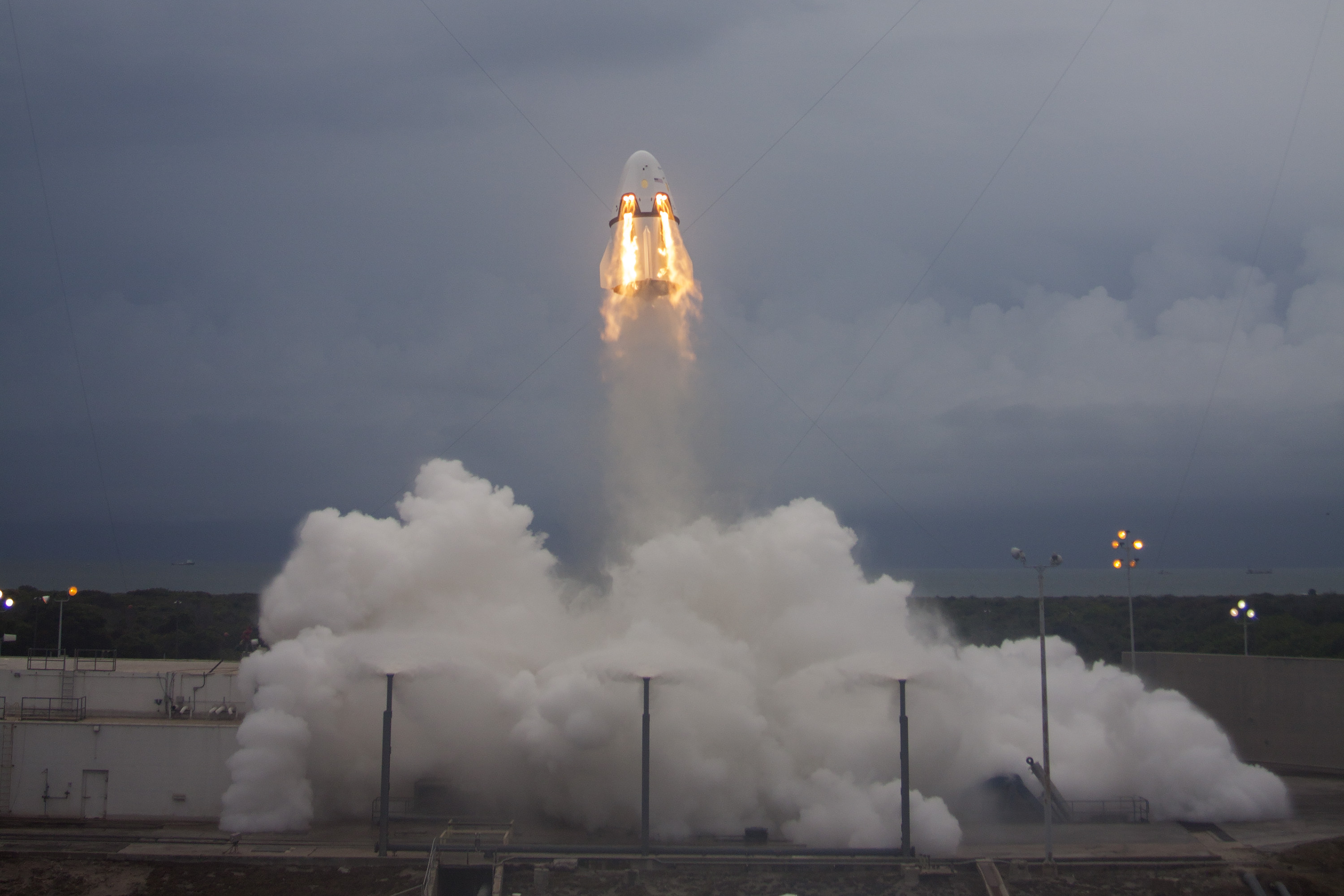 SpaceX Uncrewed Flight Today Will Test Abort System for Crew