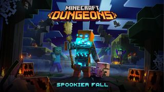 Minecraft Dungeons Spookier Fall Key Art