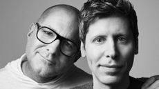 OpenAI CEO Sam Altman pictured with io co-founder Jony Ive.