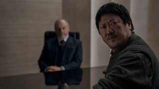 Liam Cunningham and Benedict Wong in 3 Body Problem