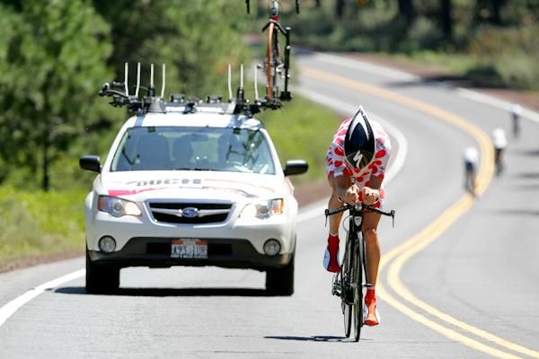 Chris Baldwin (OUCH) on his way to the turn around.
