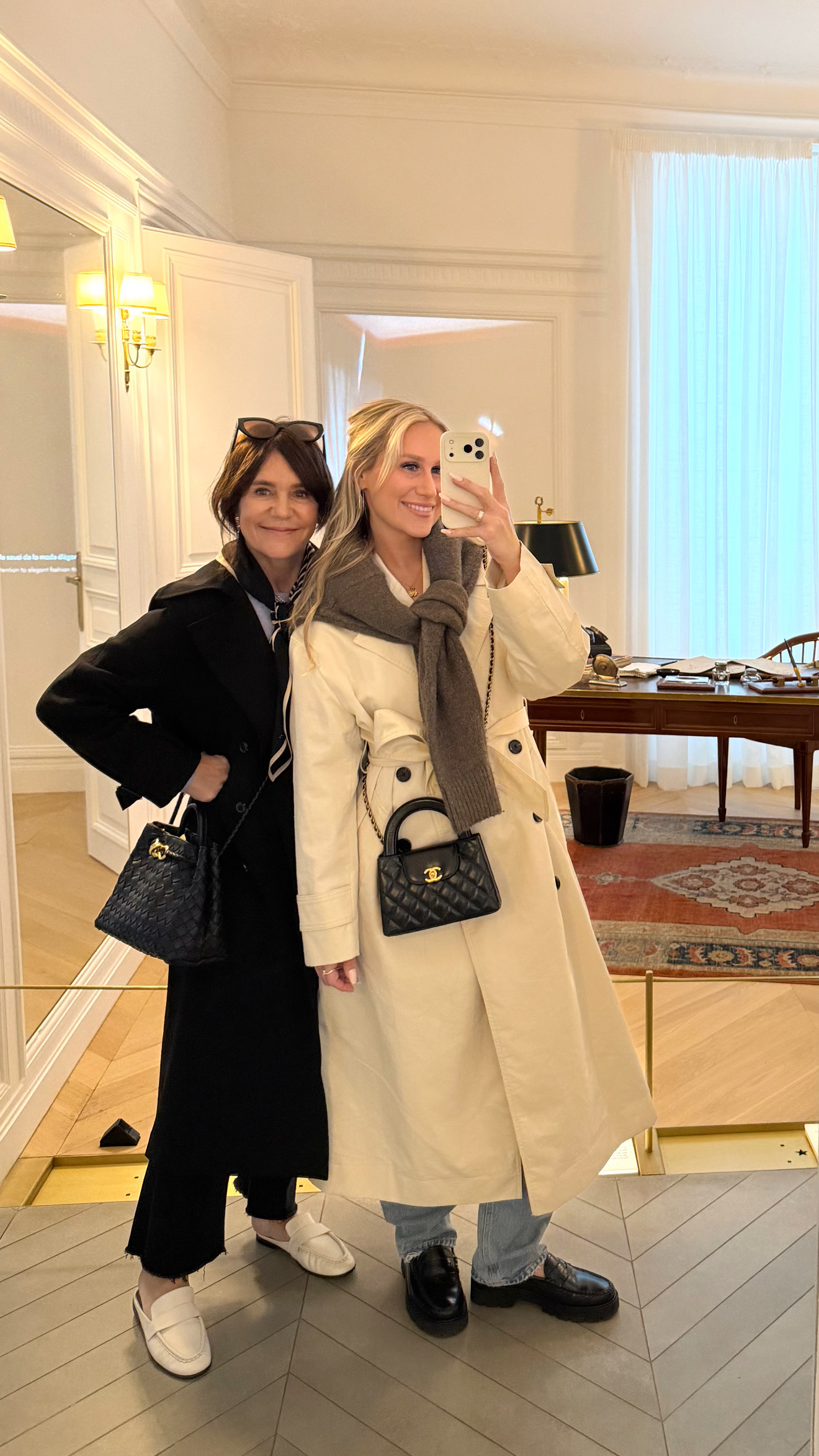 The outfits a former Nordstrom buyer and her daughter who is 30 years younger wore for a trip to Paris