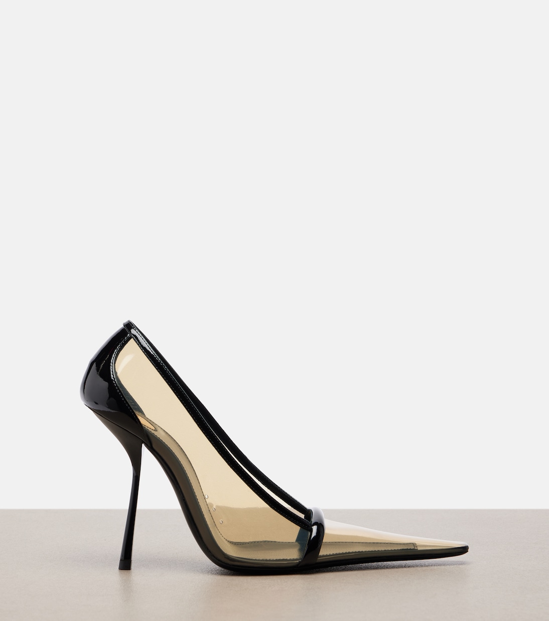 Brigitte TPU Pumps in Black - Saint Laurent