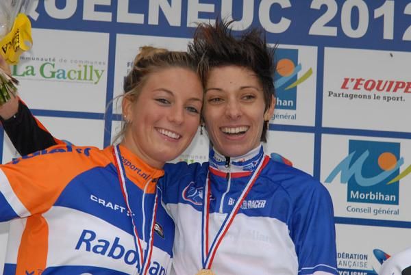 Pauline Ferrand-Prevot and Caroline Mani
