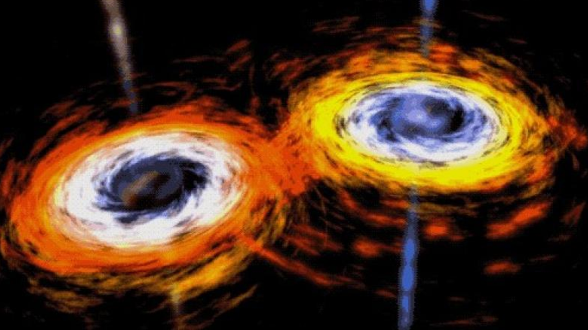 Small black holes could play ‘hide-and-seek’ with elusive supermassive black hole pairs