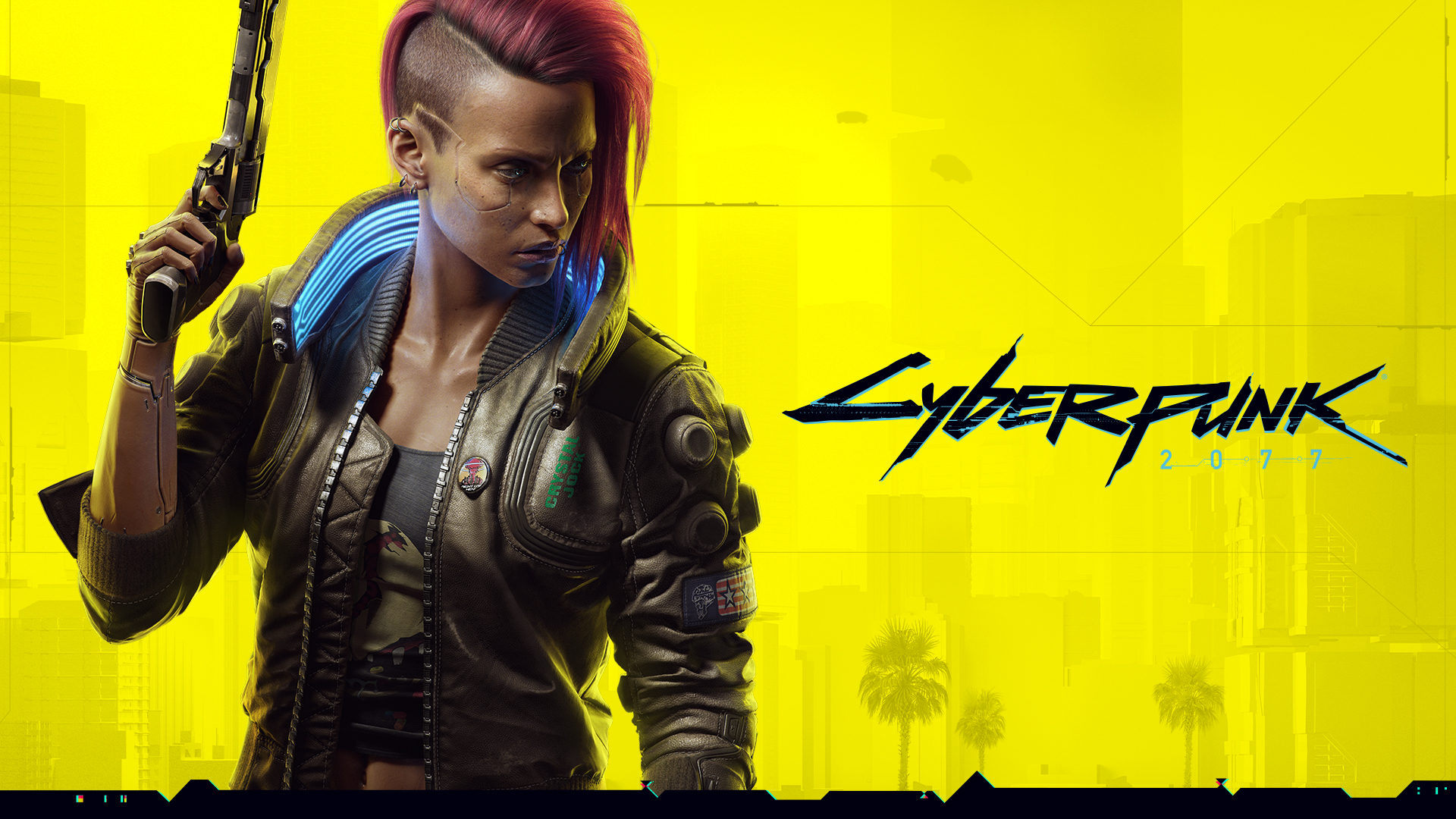 4. Cyberpunk 2077 Female Protagonist with Blue Hair - wide 2
