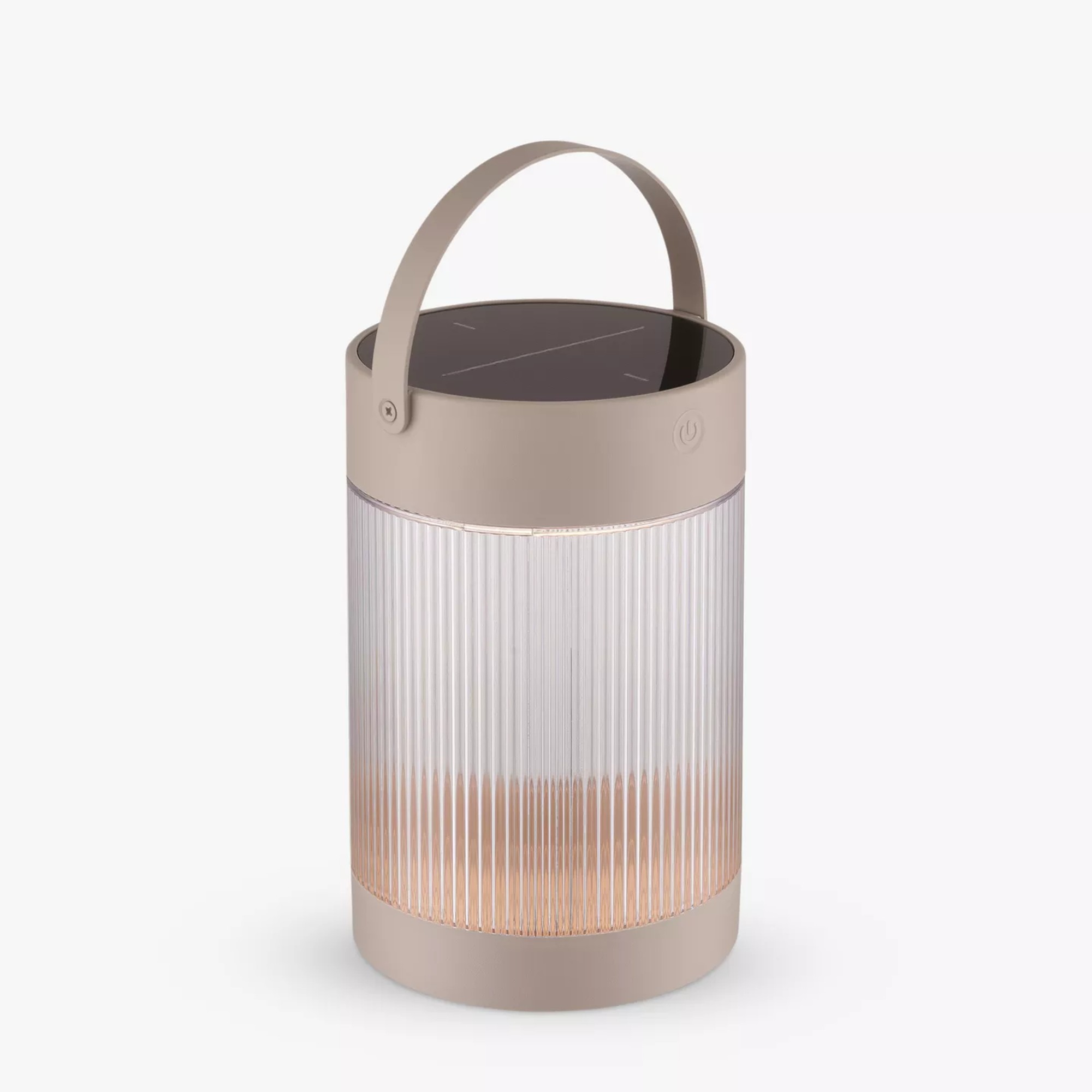 Nordlux Coupar To-Go Portable Solar Powered Outdoor Lantern, Beige