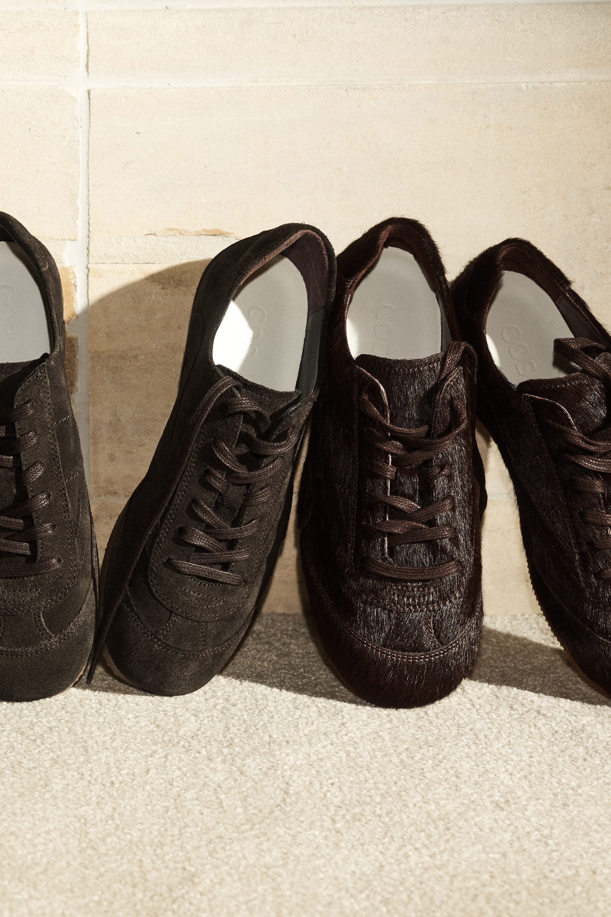 Minimal Pony Hair Trainers
