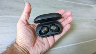 Compact, bass-heavy, and durable best describe the JLab JBuds Air ANC (2nd Gen)