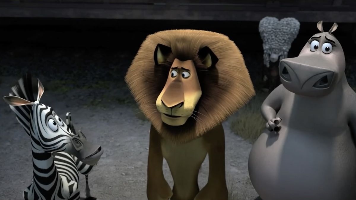 Alex, Marty and Gloria in Madagascar 3