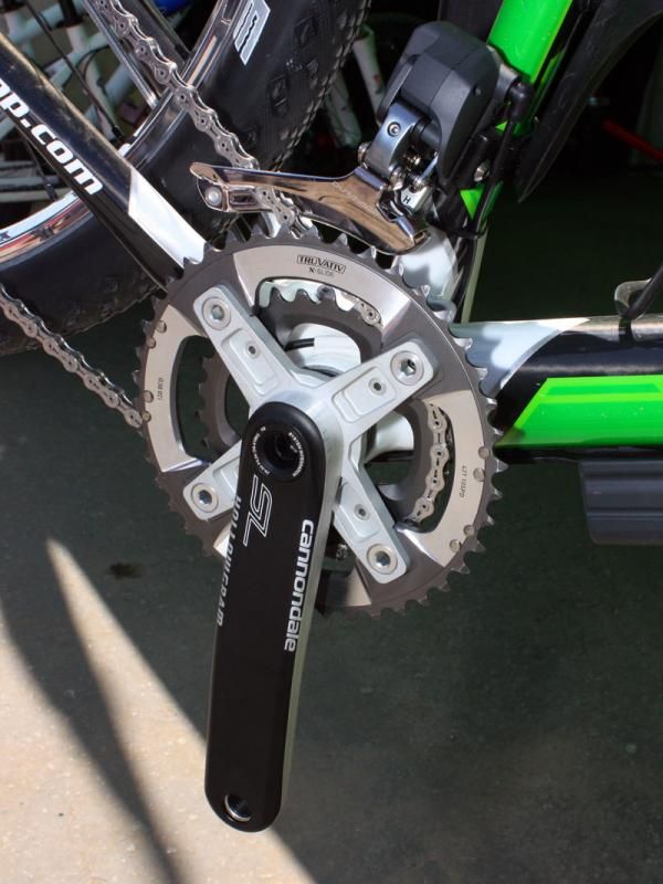 Crank modifications were limited to a bit of machining around the edges to lend a more unique look.