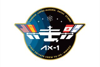 The Axiom-1 (Ax-1) crew mission patch.