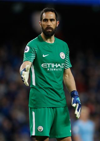 Claudio Bravo comes in for the injured Ederson at Anfield
