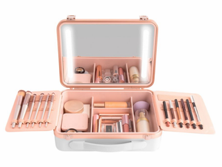 The Beautifect Box is the best makeup organizer with a full-fledged lighted mirror on the inside