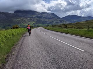 Amy Sedghi riding the NC500 in Scotland