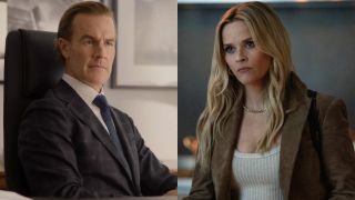 From left to right: James Van Der Beek in Overcompensating and Reese Witherspoon in The Morning Show.