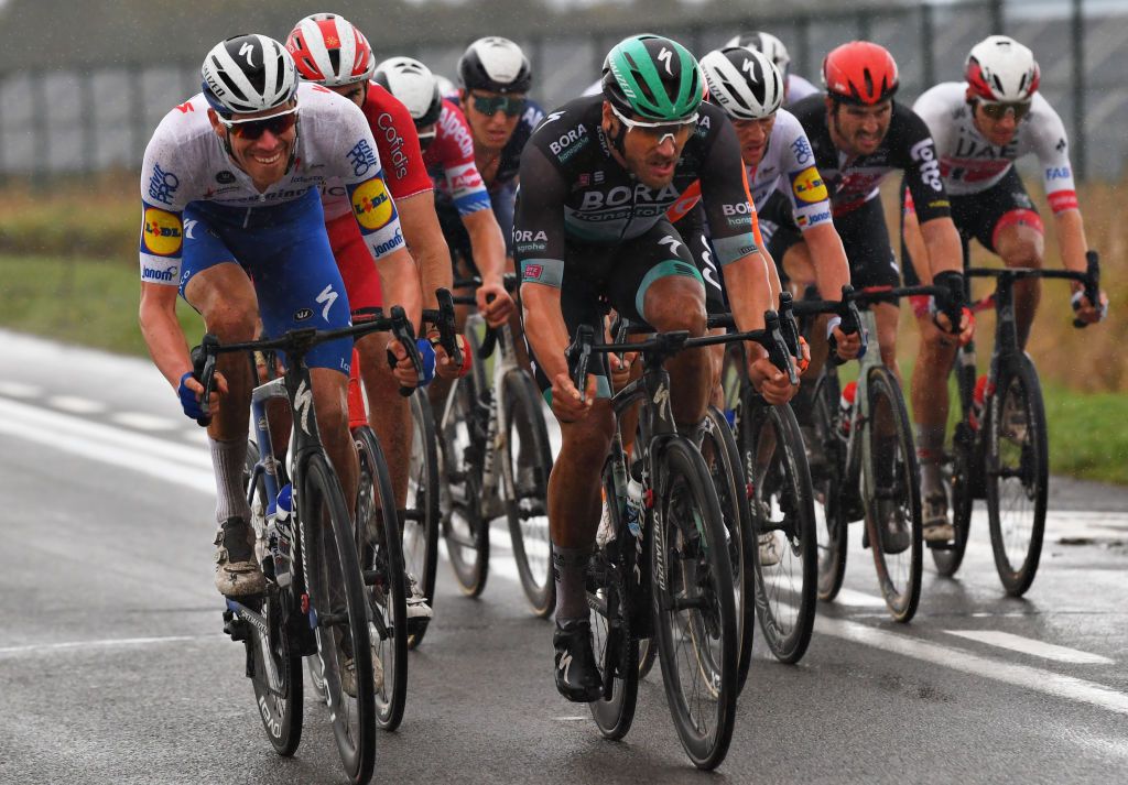 Tim Declercq in the breakaway at Driedaagse Brugge-De Panne