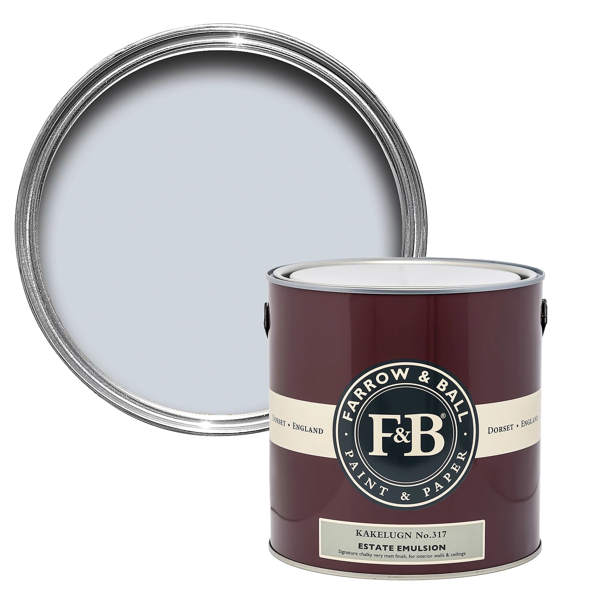 Pale blue paint by Farrow & Ball 