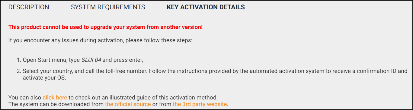 Activation Instructions