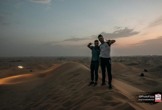 Riders awoke early to see the sun rise over the sand dunes