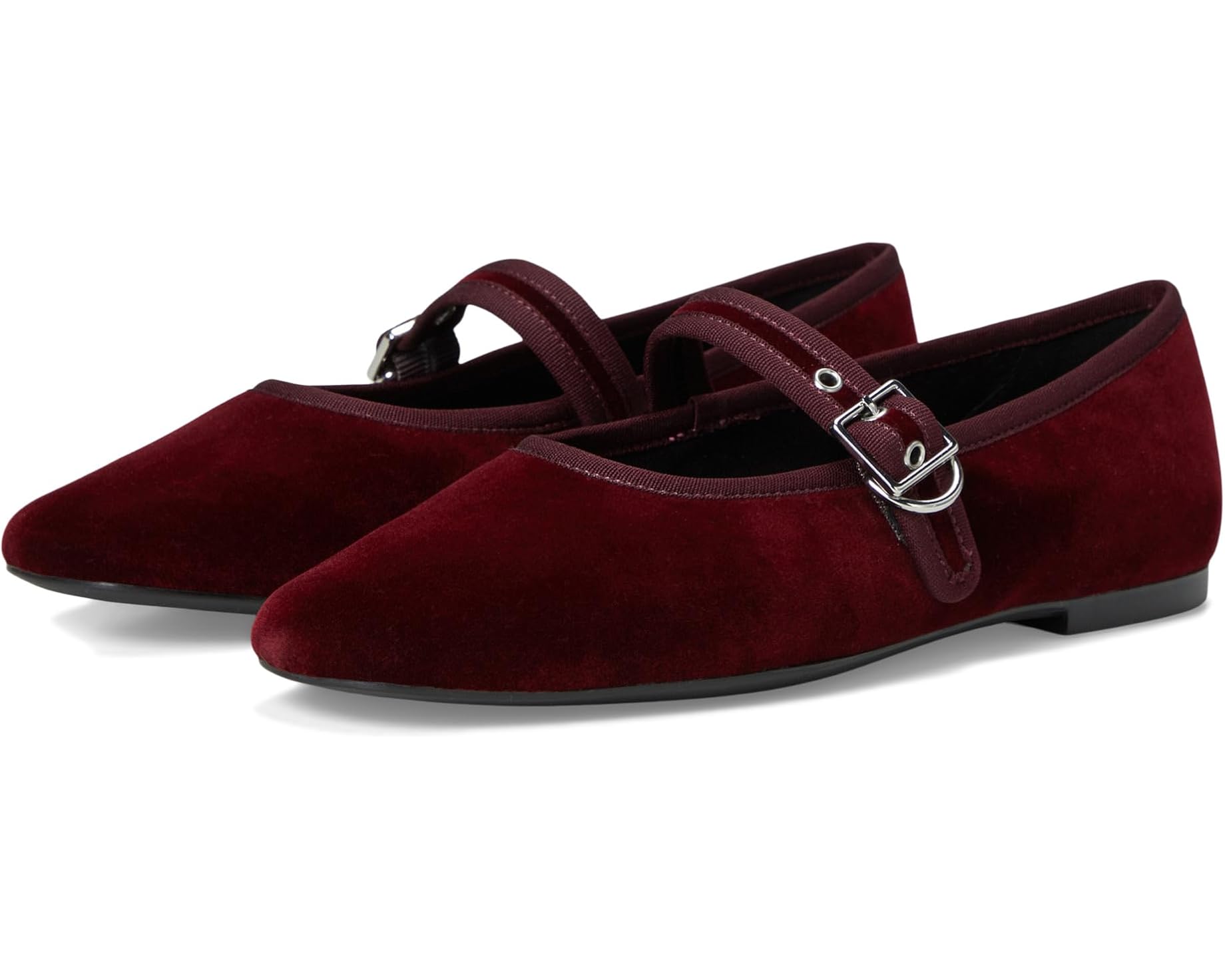 Jolin Velvet Maryjane Flat