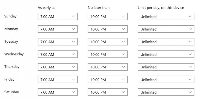 parentalcontrols win screentime limits