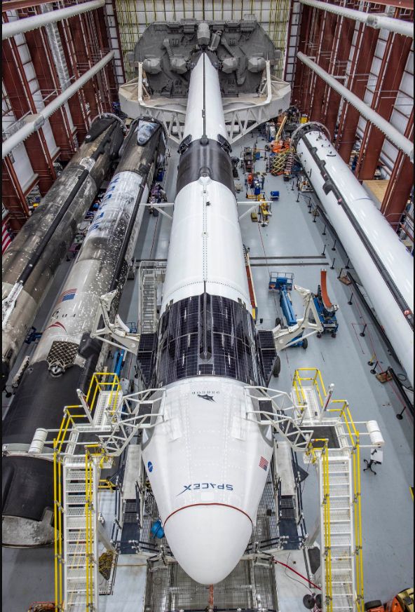 Spacex Crew Dragon Reaches Launch Pad For Historic Nasa Astronaut