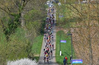 2017 Tour of Flanders Women - the peloton