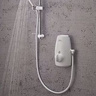 Aqualisa Aquastream Gravity-Pumped White Thermostatic Power Shower