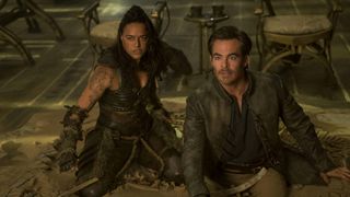 Chris Pine and Michelle Rodriguez in Dungeons & Dragons: Honour Among Thieves