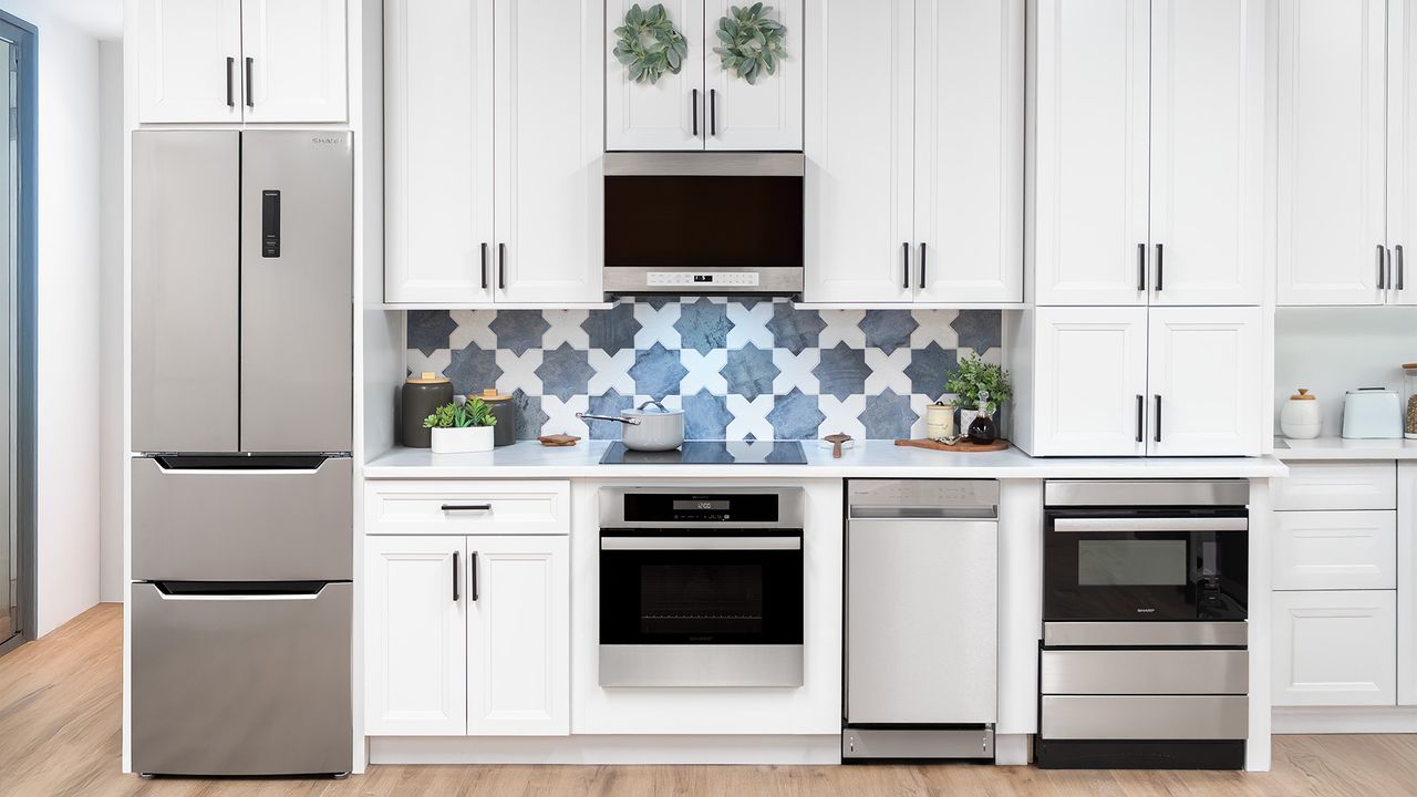 Sharp showcases new space-saving appliances, perfect for compact kitchens