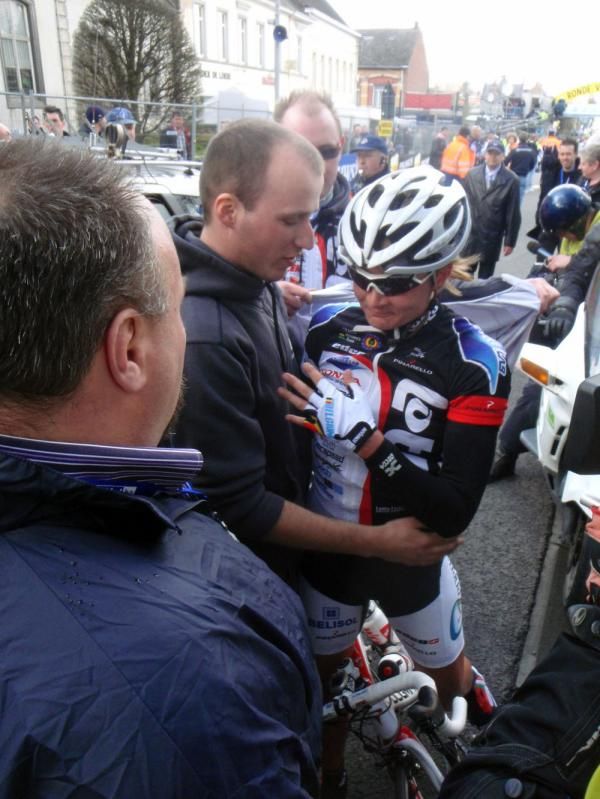 It was an emotional win for Grace Verbeke (Lotto Ladies Team)