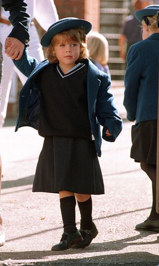 Princess Eugenie first day of school