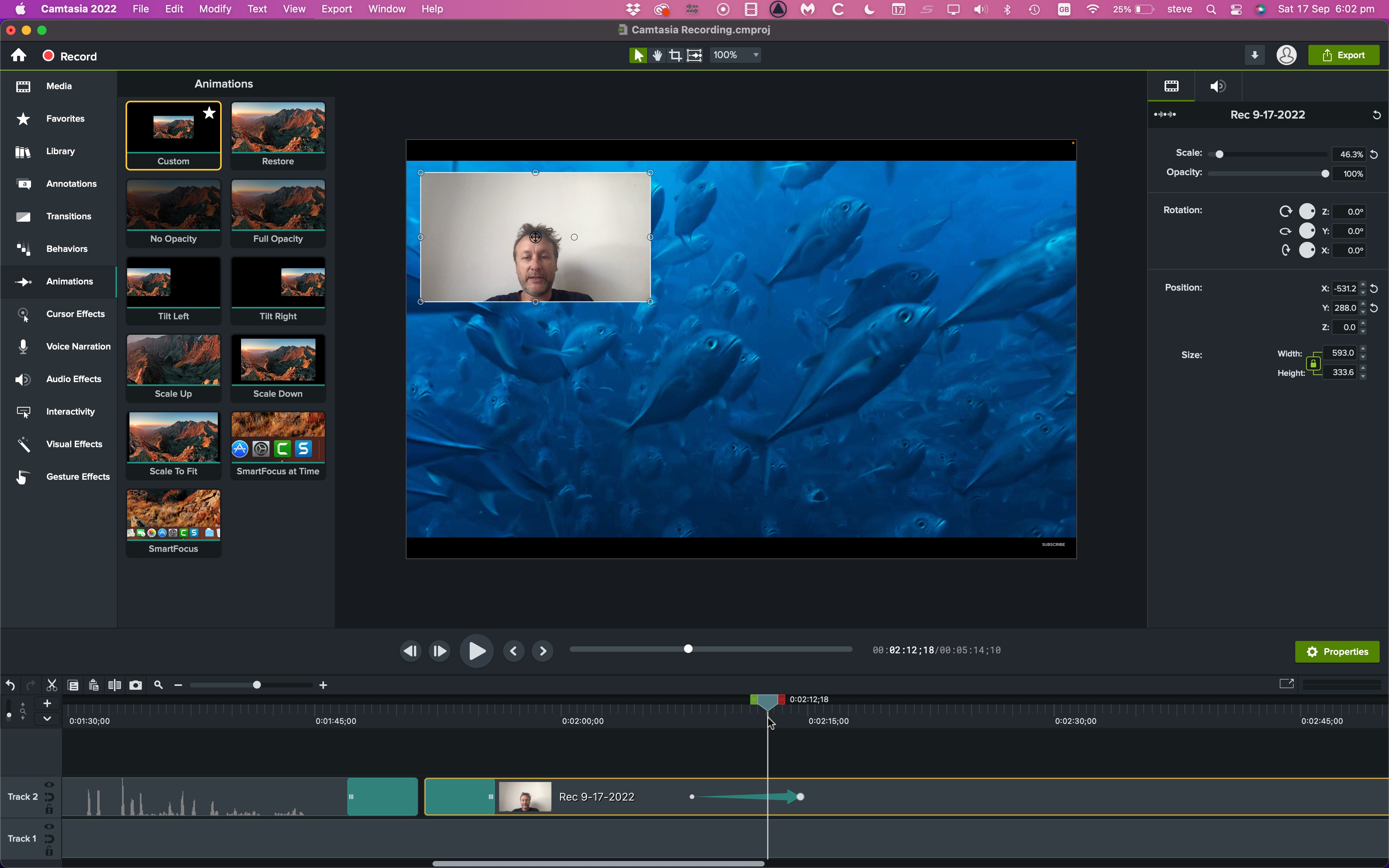 video editor camtasia