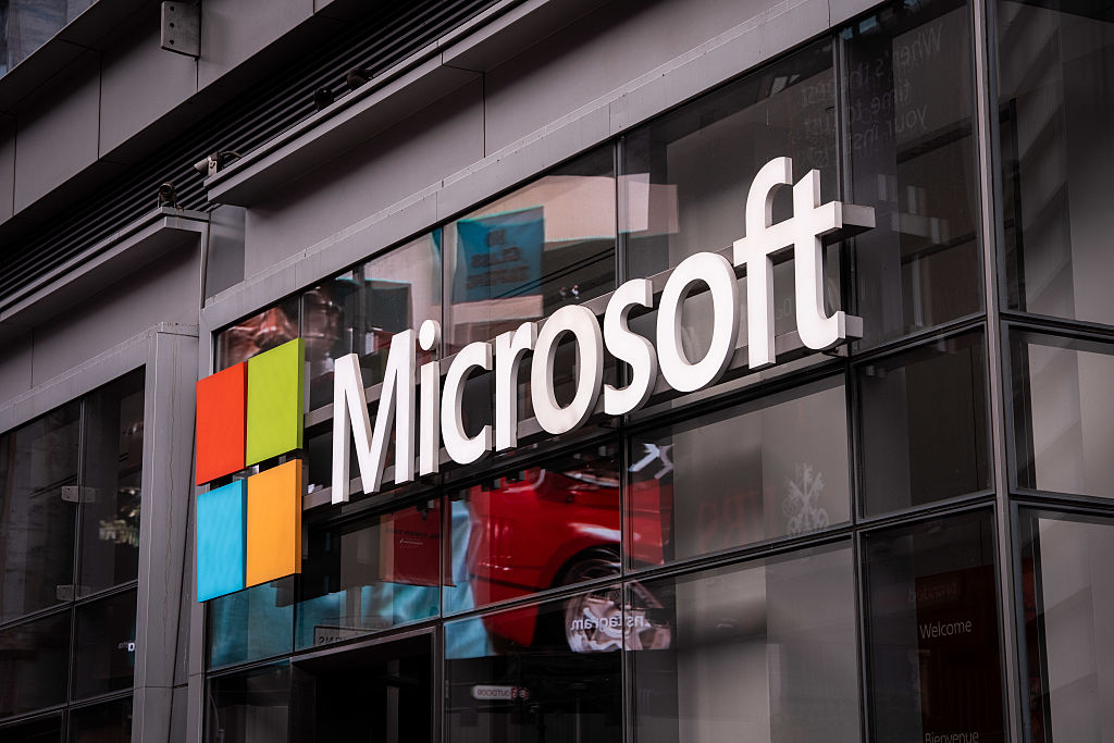 A Microsoft office in New York