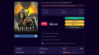 STALKER 2 preorder on sale at CDKeys.