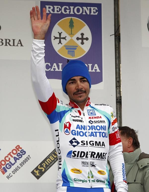 Jose Serpa (Androni Giocattoli) was third on the stage