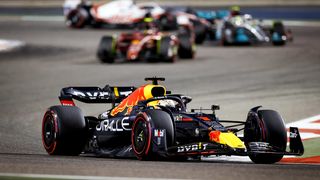 Racers at the Bahrain Grand Prix 2022