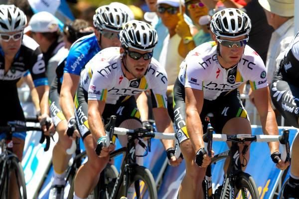 Mark Cavendish stayed close to Mark Renshaw.