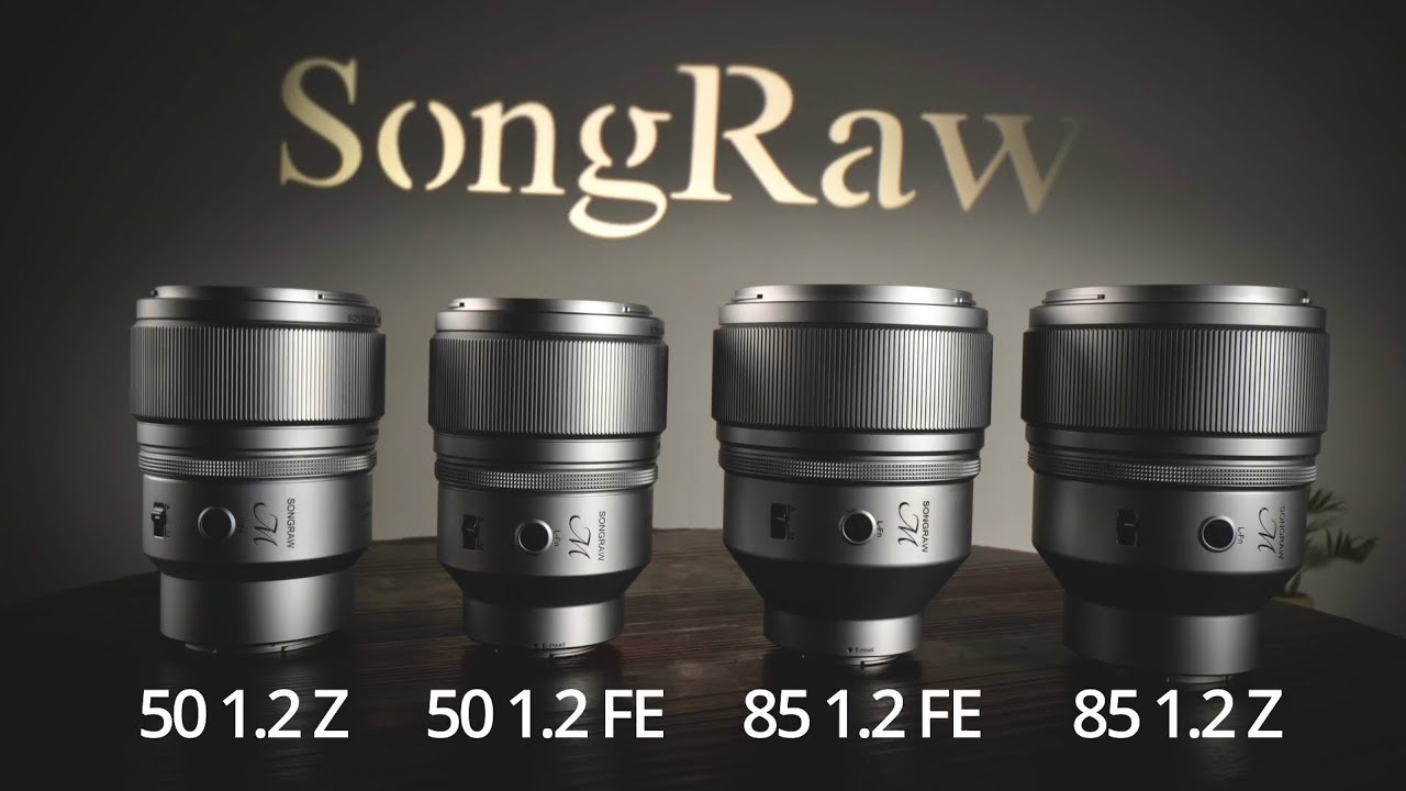 New Songraw prime lenses for Sony and Nikon mirrorless cameras