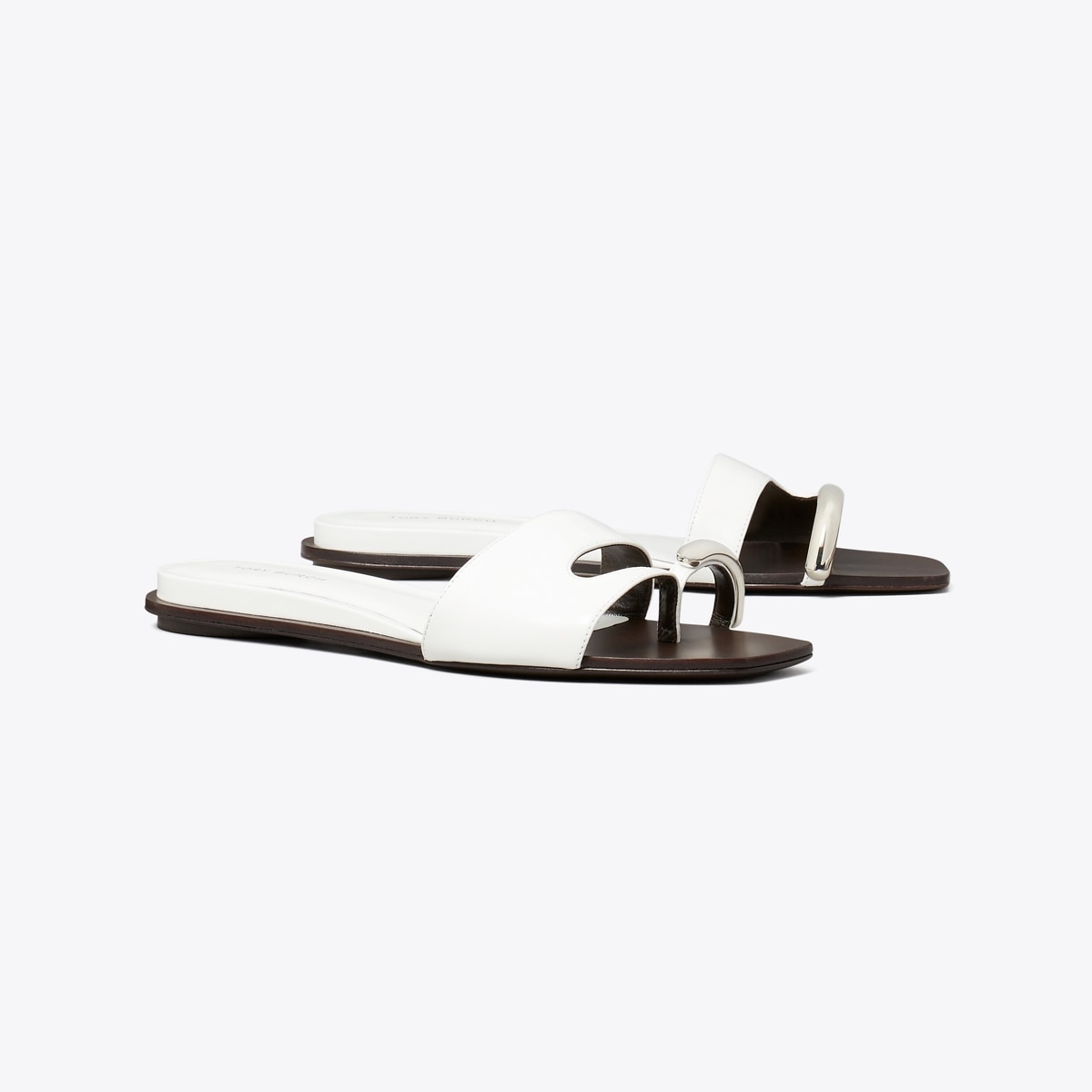 Pierced Slide in White, Size 12