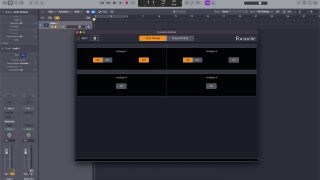 A screenshot of Focusrite's Control software running in Logic Pro