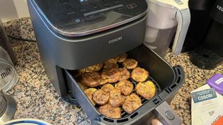 Cosori TurboBlaze 6.0-Quart Air Fryer smashed potatoes