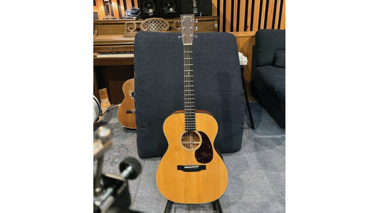 This new Martin 000-18 is his guitar of choice when Ryan wields the banjo, having the necessary &ldquo;dimension, clarity and low end to carry the track.&rdquo;