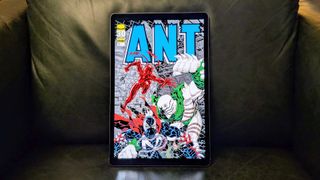 Samsung Galaxy Tab S10 Plus displaying comics