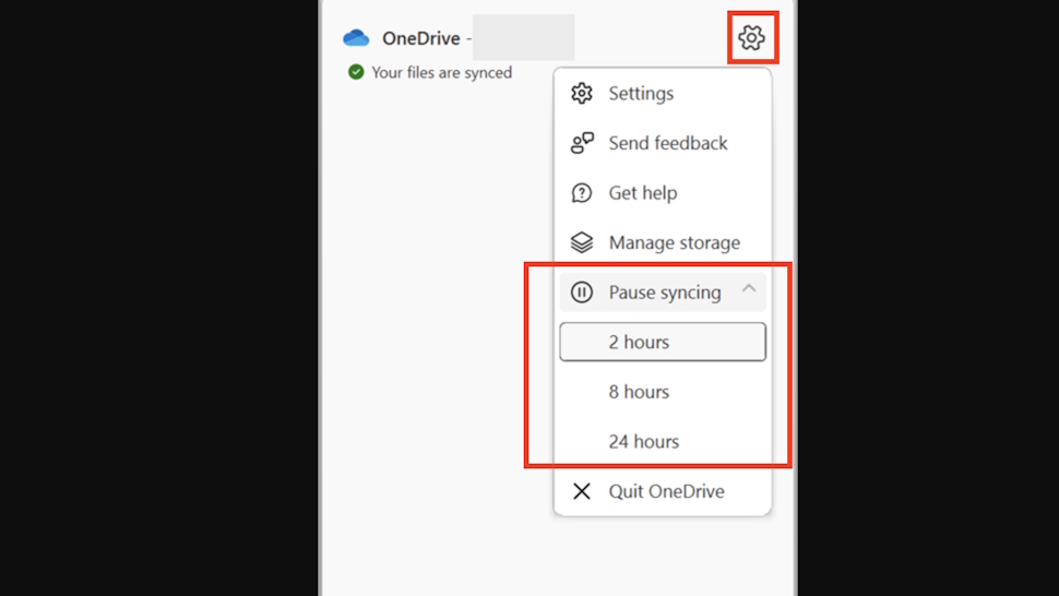 How to Pause OneDrive Sync.