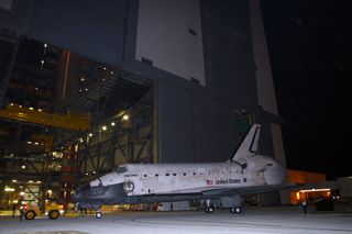 Discovery Completes 3-Point Turn